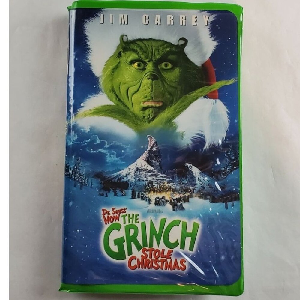 How The Grinch Stole Christmas VHS 2001 - Jim Carrey